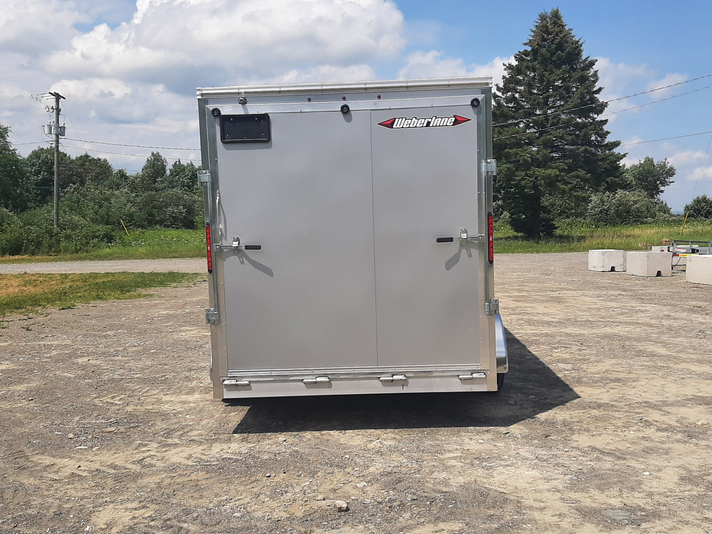 New 2025 Weberlane 14' x 7' Weberlane Aluminum Enclosed Tandem Cargo / Enclosed Trailer
