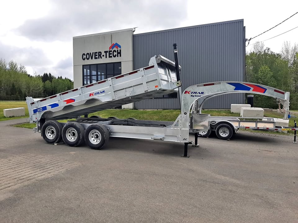 New 2026 K-Trail 16' Dump Trailer | triaxle gooseneck (dgon8216-21)