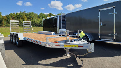 New 2024 LWL Trailers 20' + 2' Beavertail Triaxle Equipment Trailer