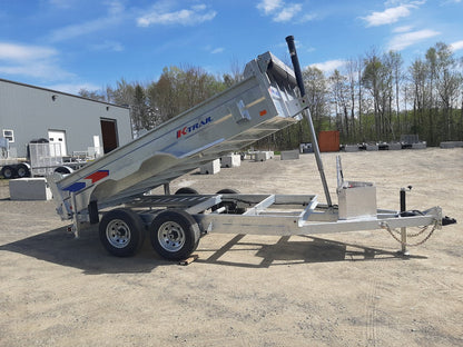 New 2025 K-Trail 12'x6' Dump Tandem Galvanized Dump Trailer