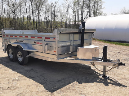 New 2025 K-Trail 14' x 82'' Dump Trailer