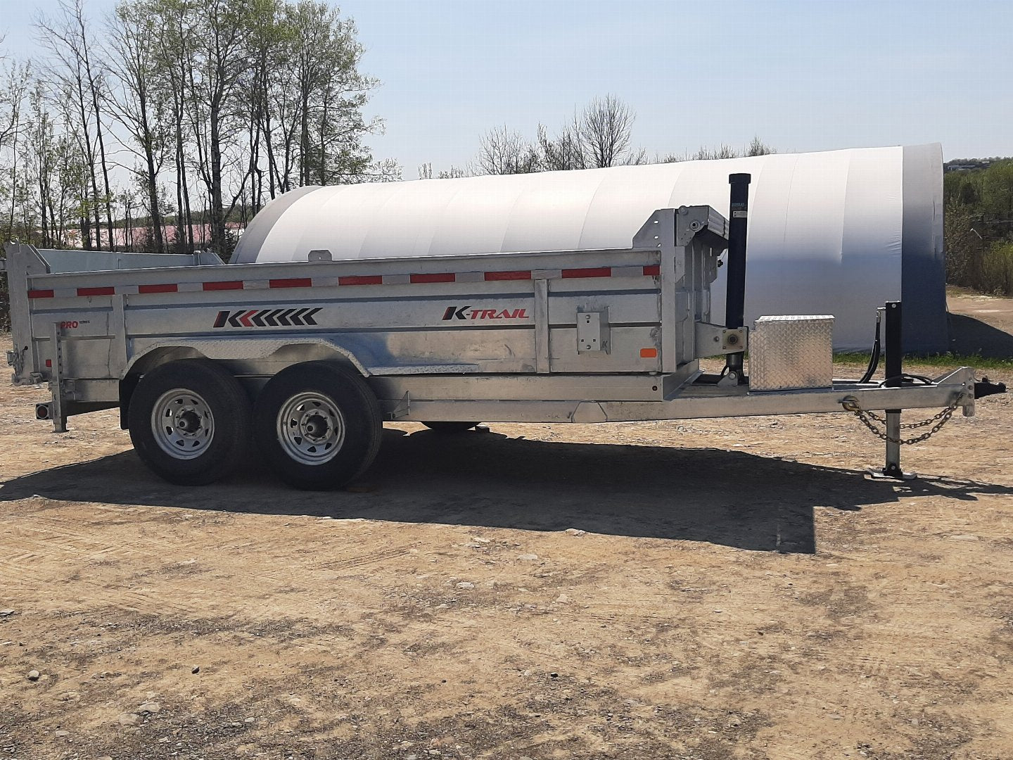 New 2025 K-Trail 14' x 82'' Dump Trailer