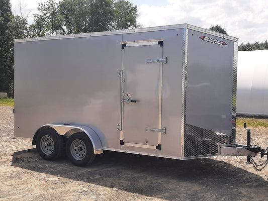 New 2025 Weberlane 14' x 7' Weberlane Aluminum Enclosed Tandem Cargo / Enclosed Trailer
