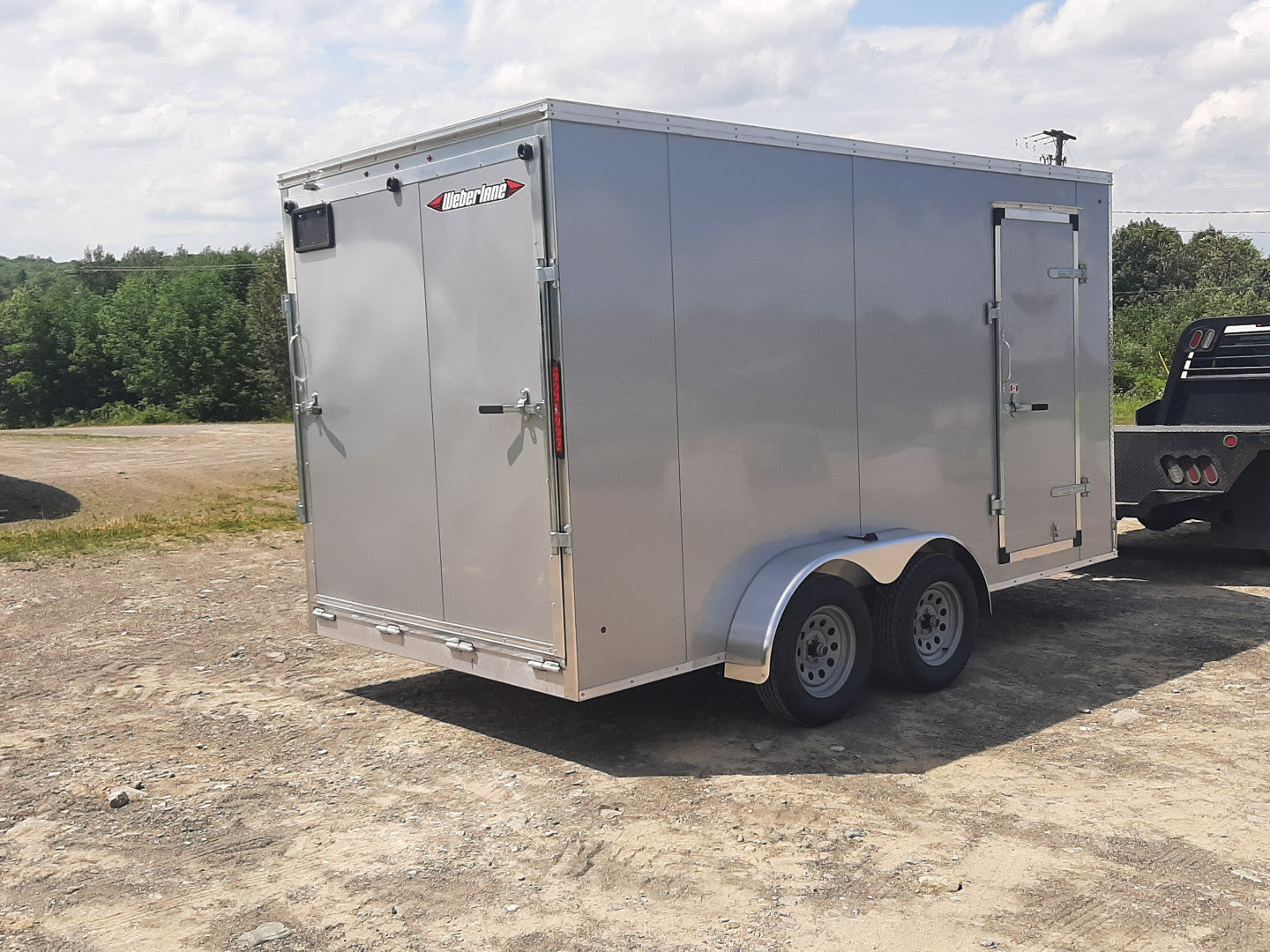 New 2025 Weberlane 14' x 7' Weberlane Aluminum Enclosed Tandem Cargo / Enclosed Trailer