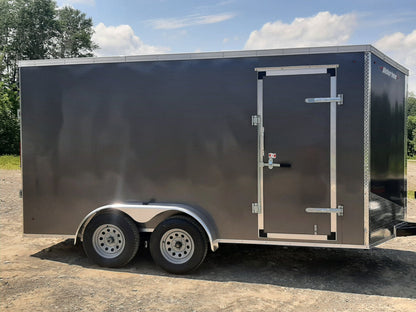 New 2025 Weberlane 14' x 7' Weberlane Steel Enclosed Tandem Cargo / Enclosed Trailer