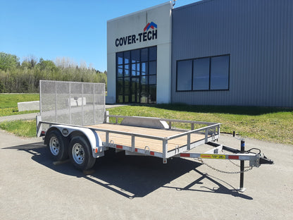 New 2026 12' x 6'6'' LWL Tandem Galvanized Utility Trailer