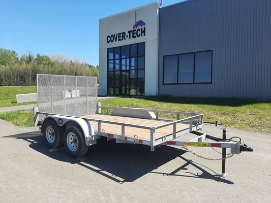 New 2026 12' x 6'6'' LWL Tandem Galvanized Utility Trailer
