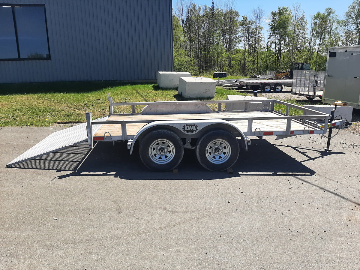 New 2026 12' x 6'6'' LWL Tandem Galvanized Utility Trailer