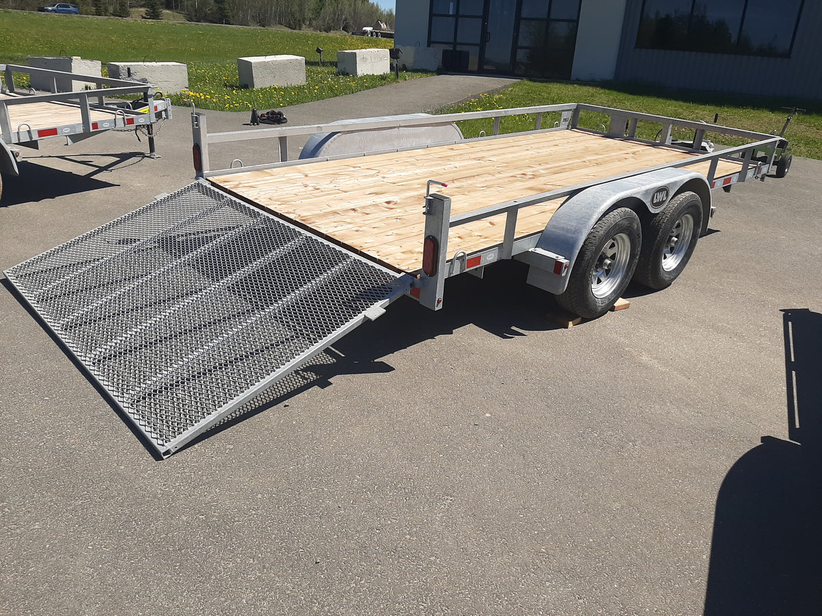 New 2026 12' x 6'6'' LWL Tandem Galvanized Utility Trailer
