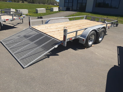 New 2026 12' x 6'6'' LWL Tandem Galvanized Utility Trailer