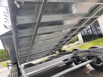 New 2026 K-Trail 16' Dump Trailer | triaxle gooseneck (dgon8216-21)