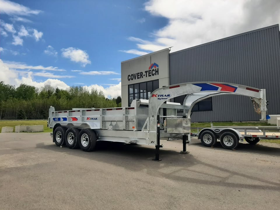 New 2026 K-Trail 16' Dump Trailer | triaxle gooseneck (dgon8216-21)