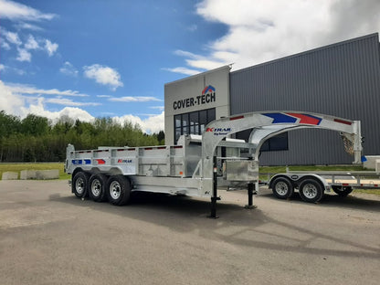New 2026 K-Trail 16' Dump Trailer | triaxle gooseneck (dgon8216-21)