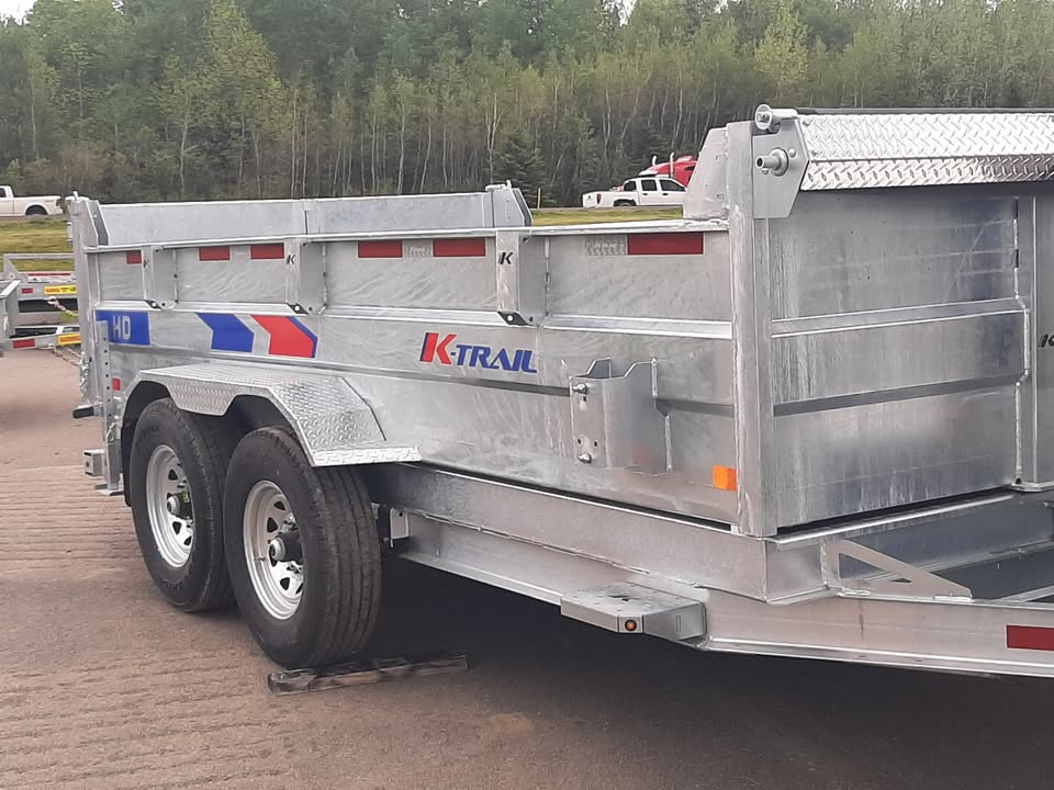 Nouvelle remorque benne K-Trail 2025 de 14 pi x 82 po 