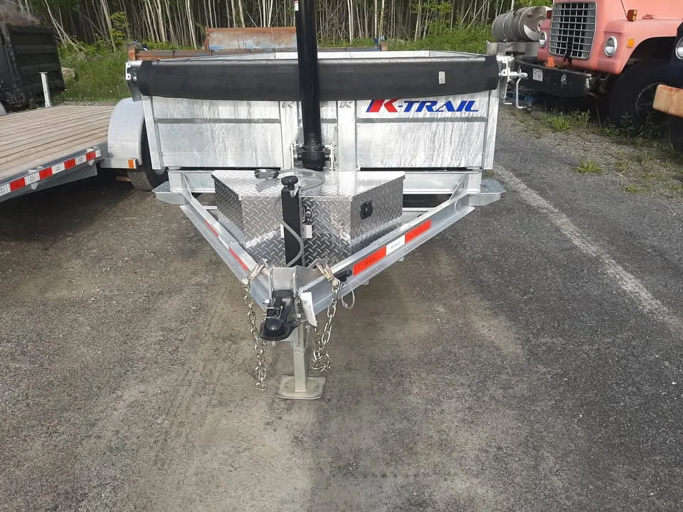 New 2026 K-Trail 12'x6' Dump Tandem Galvanized Dump Trailer