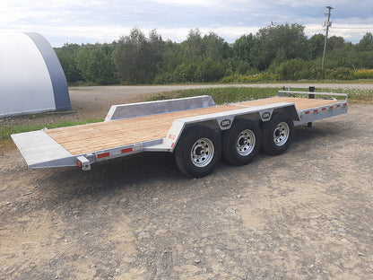 New 2026 LWL Trailers 22' Triaxle Split Tilt Equipment Trailer